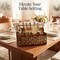 Best Choice Products Utensil Caddy w/Handle - 5 Compartments, Woven Wicker Utensil Silverware Flatware Organizer